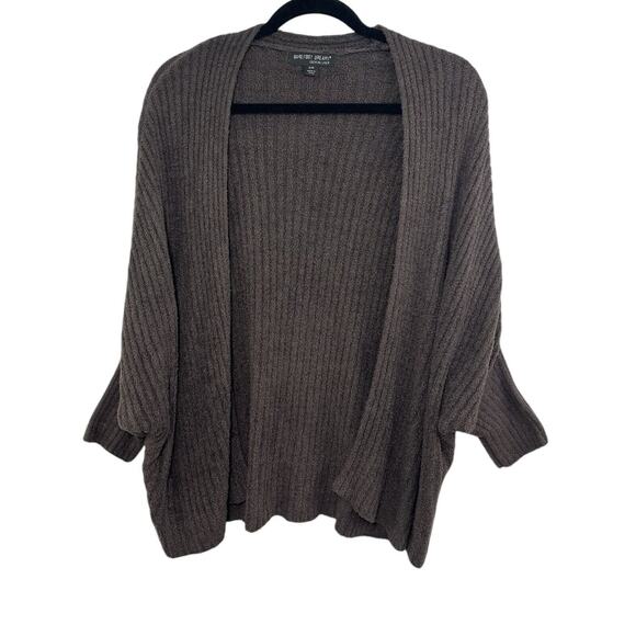 Barefoot Dreams CozyChic Lite Ribbed Shrug Cardi Sweater S M Beachy Cozycore - Picture 1 of 13